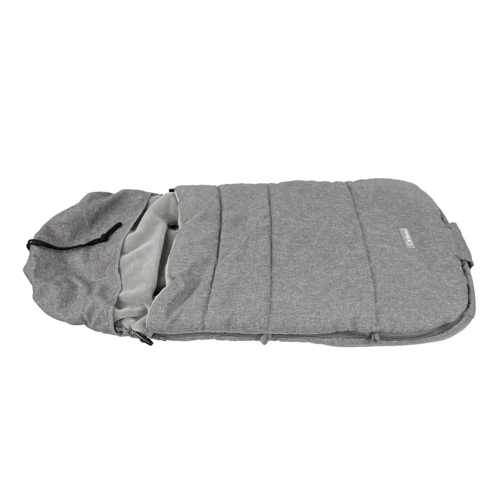 Orzbow Universal Baby Car Seat Bunting Bag Warm Fleece Sack Gray Winter Cover